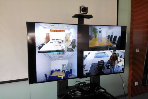 高清視頻會(huì)議效果顯示