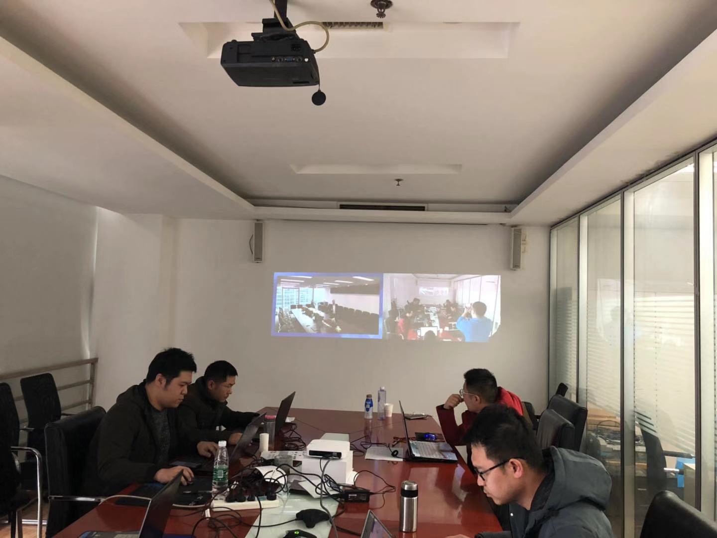 中建*局第一建設工程成都項目部視頻會議項目竣